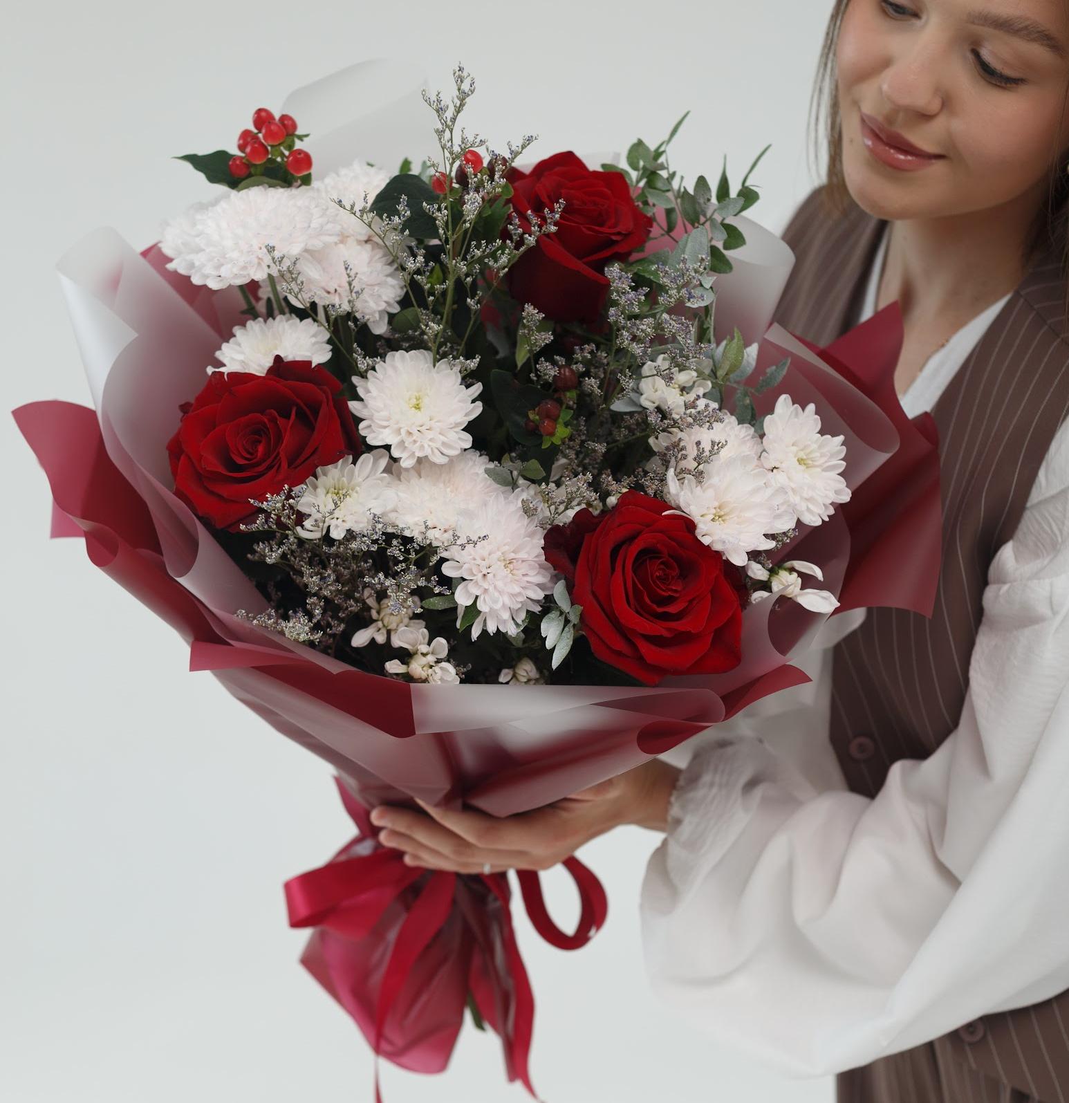 Букет "Гранатовый фреш"